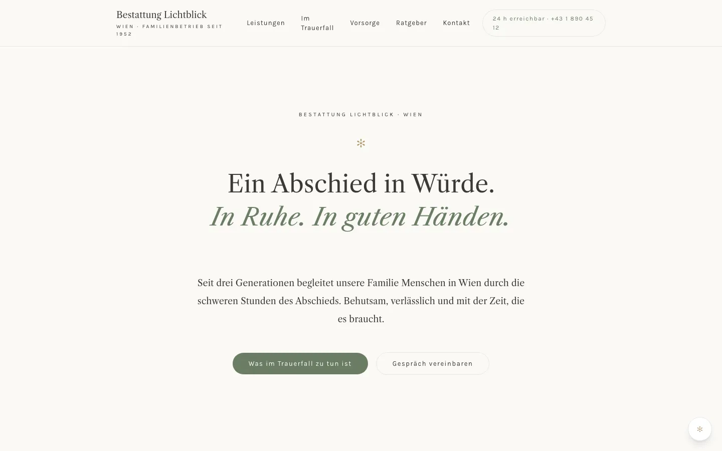 Bestattung Lichtblick
