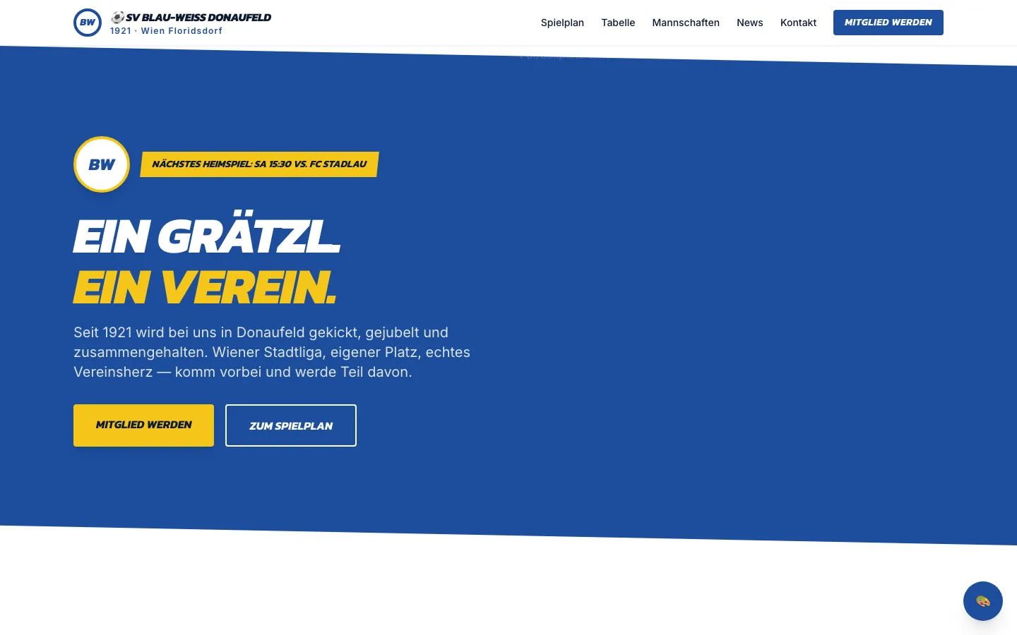 SV Blau-Weiß Donaufeld – Fußballverein