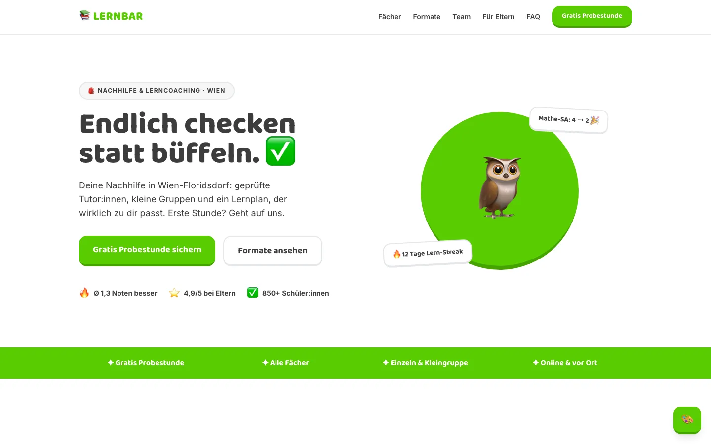 LERNBAR – Nachhilfe & Lerncoaching