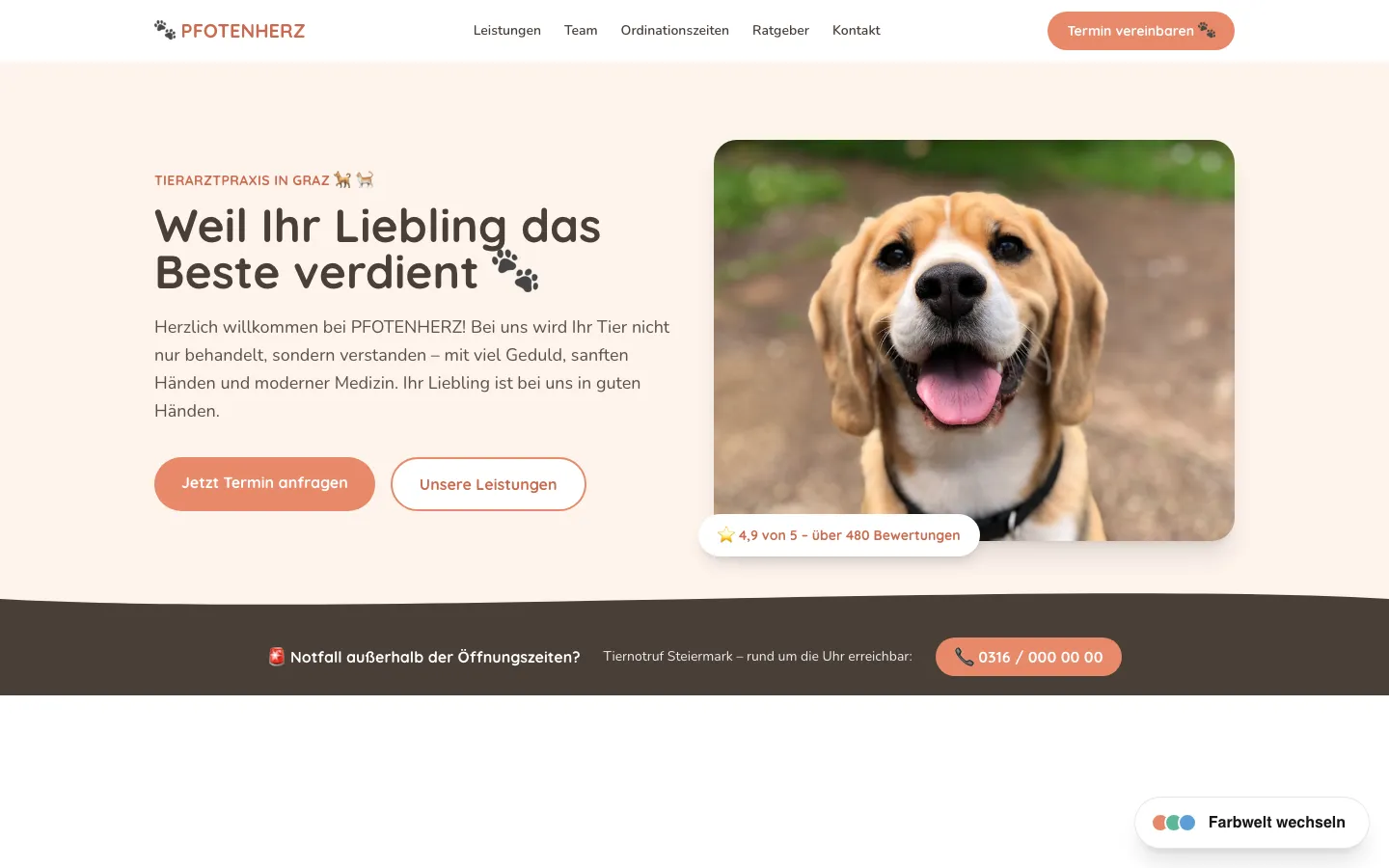PFOTENHERZ – Tierarztpraxis