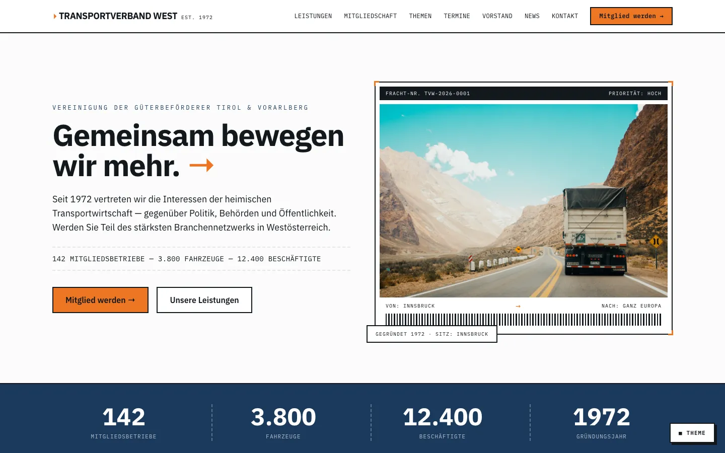 Transportverband West – Güterverkehr